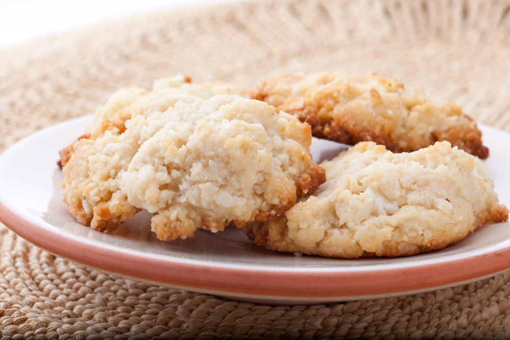 Chewy Coconut Almond Cookies photograph